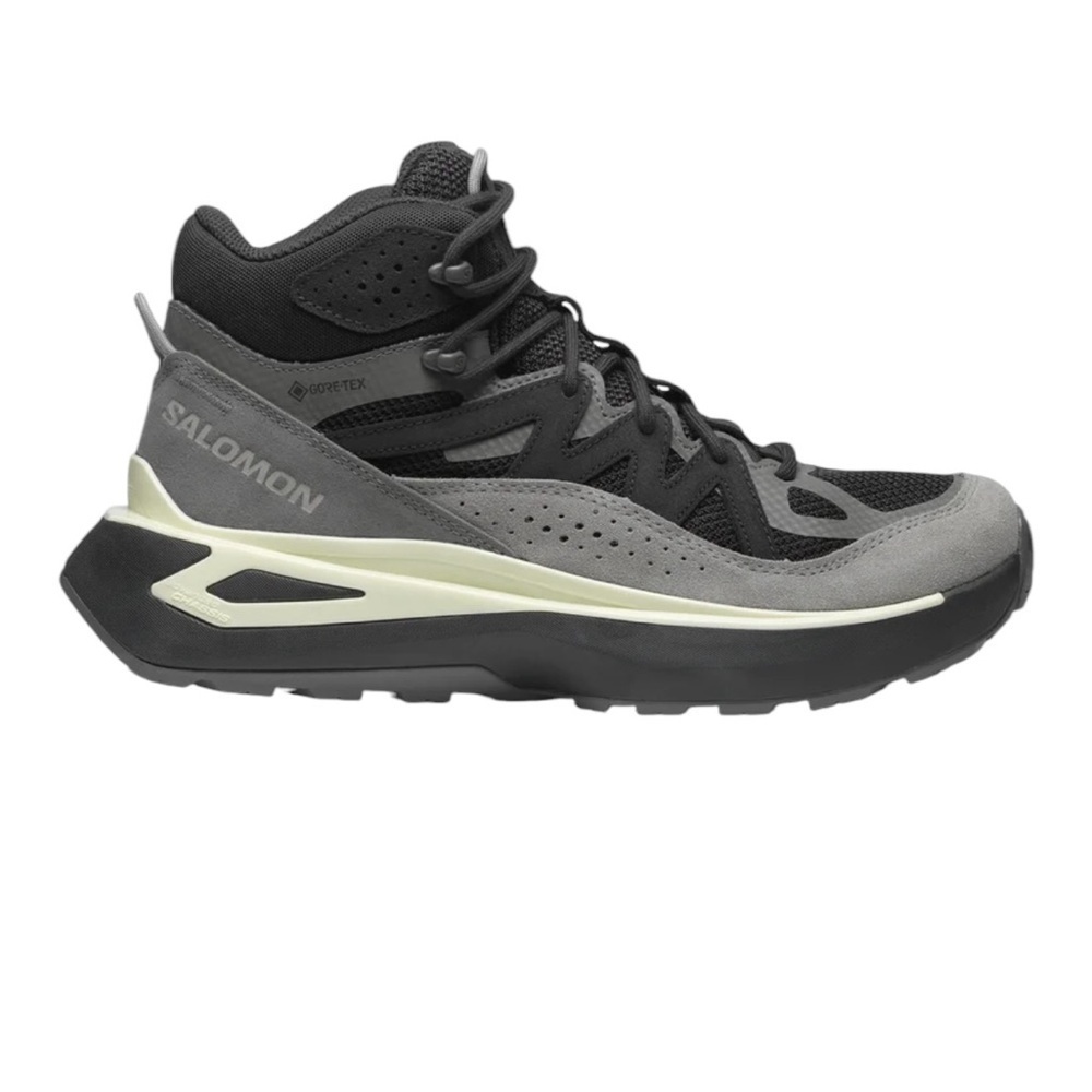 Salomon hiking boots Odyssey Elmt Mid Gore-Tex Outdoor Sportstyle Shoes Size 8.5